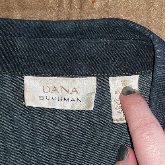 *REDUCED* Dana Buchman Denim Jacket - Picture 4 of 4